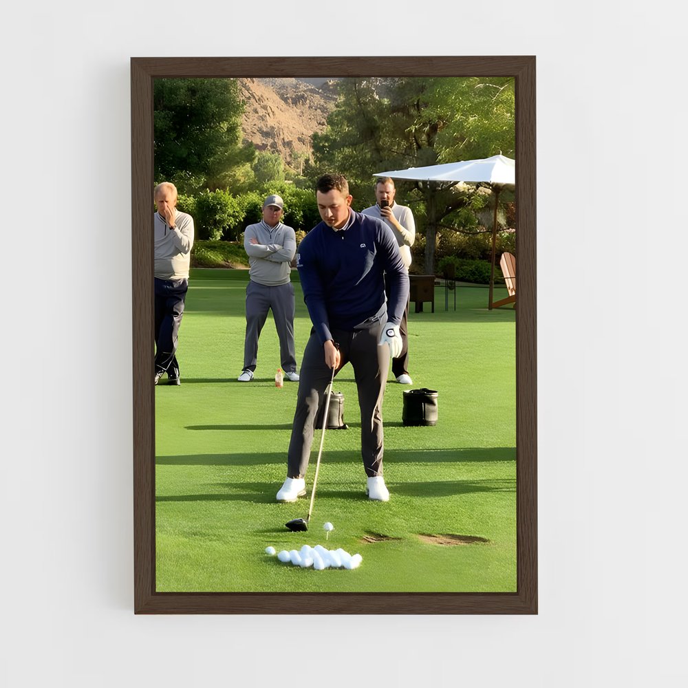 Poster Swing en Équipe – affiche Golf (vue 5)